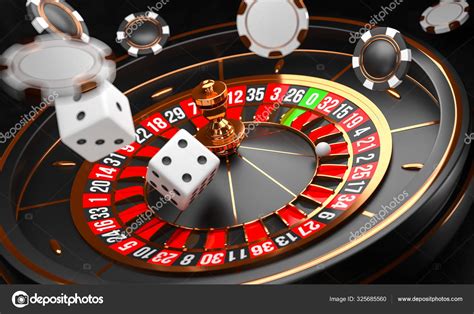 roulette table 3d in casino
